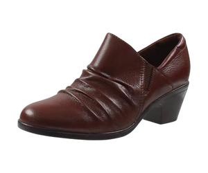 Clarks Escarpins Emily 2 Cove pour Femme, Cuir Marron Clair, 37.5 EU