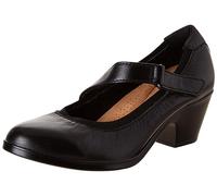Clarks Escarpins Emily2 Mabel pour Femme, Cuir Noir., 44 EU Étroit