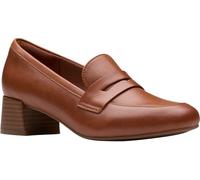 Clarks Escarpins Iridessa Sky pour femme, Cuir brun foncé., 42.5 EU