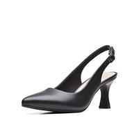 Clarks Escarpins Kataleyna Step pour Femme, Cuir Noir, 11 Wide