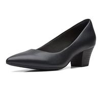Clarks Escarpins Teresa Step pour Femme, Cuir Noir, 36 EU