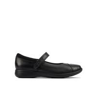 CLARKS Etch Beam K Ballerines, Black Leather, 33 EU