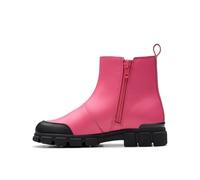 Clarks EvynChelsea K. Childrens Bright Pink Lea, 11.5