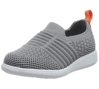 Clarks Ezera Walk T. Baskets pour garçon et Fille Gris Textile, 20,5 EU, Textile Gris., 20.5 EU