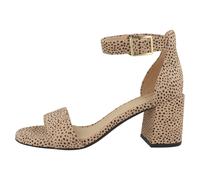 Clarks Ezoria Mae Sandales À Talon Compensé Noir En Cuir - Bretelles