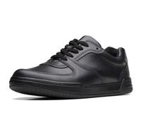 CLARKS Fawn Lay Y Basket, Black Leather, 37 EU