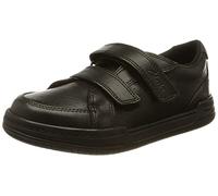 Clarks Fawn Peak TSneaker pour Fille, Cuir Noir Noir, 11 UK Child