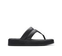 Clarks Femme Alda Walk Sandale, Cuir Noir, 36.5 EU