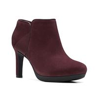 Clarks Femme Ambyr Gem Escarpins, Daim Bordeaux, 37.5 EU