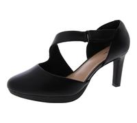 Clarks Femme Ambyr Glow Escarpins, Cuir Noir, 40 EU
