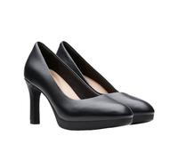 Clarks Femme Ambyr2 Braley Escarpins, Black Leather, 40 EU