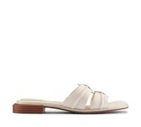 Clarks Femme Ariany Mule Zapatillas, Cream Leather, 41 EU