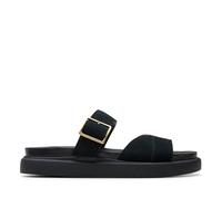 Clarks Femme Aristella Mule Sandale, Black SDE, 37 EU