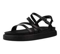 Clarks Femme Aristella Rose Sandale, Black Leather, 39 EU
