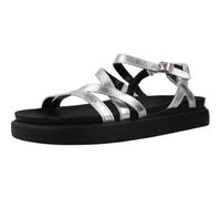 Clarks Femme Aristella Rose Sandale, Silver Metallic, 40 EU