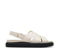 Clarks Femme Aristella Sun Sandale, Cream Leather, 41 EU