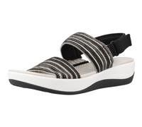 Clarks Femme Arla Stroll Sandale, Black Combi, 39 EU