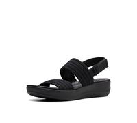 Clarks Femme Arla Stroll Sandale, Noir, 36 EU