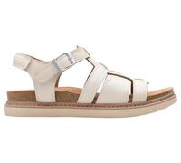 Clarks Femme Arwell Sun Sandale, Cream Leather, 38 EU