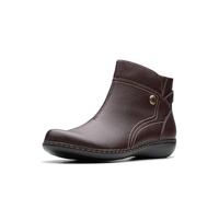 Clarks Femme Ashland Mabel Bottine, Marron foncé, 39 EU