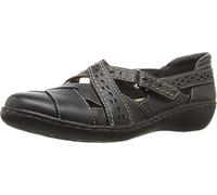 Clarks Femme Ashland Spin Q Mocassin, Noir, 39.5 EU