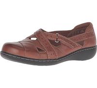 Clarks Femme Ashland Spin Q Mocassin, Peau, 39.5 EU Large