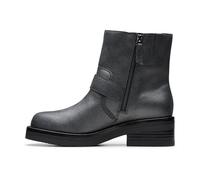 Clarks Femme Boucle Rebelle Botte Tendance, Étain métallique, 40 EU