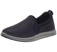 Clarks Femme Breeze Bali Semelle de Mocassin, Synthétique Bleu Marine foncé, 37 EU Large