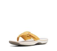 Clarks Femme Breeze Sea Tongues, Synthétique Jaune brûlé, 41.5 EU