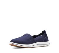 Clarks Femme Breeze Step II Mocassin, Textile Bleu Marine foncé, 42.5 EU