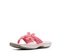 Clarks Femme Brinkley Flora Tongues, Bright Coral Synthetic, 40 EU