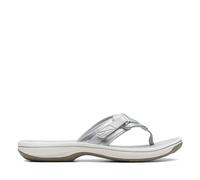 Clarks Femme Brinkley Sea Sandal, Argenté, 37 EU