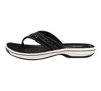 Clarks Femme Brinkley Sea Sandal, Synthétique Noir, 37 EU