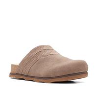 Clarks Femme Brynn Glide Sabot, Pebble Daim, 36.5 EU