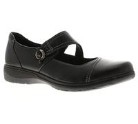 Clarks Femme Carleigh Jane Tissu Oxford, Cuir Noir, 38.5 EU