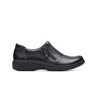 Clarks Femme Carleigh Ray Tissu Oxford, Black Leather, 36 EU