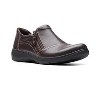 Clarks Femme Carleigh Ray Tissu Oxford, Marron foncé, 41.5 EU Large