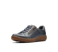 Clarks Femme Caroline Janna Basket, Bleu Fonc, 42 EU