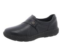 Clarks Femme Caroline Pearl Mocassin, Cuir Noir, 40 EU Large