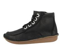 Clarks Femme Cèdre Amusant Botte Tendance, Cuir Noir Noir, 37.5 EU
