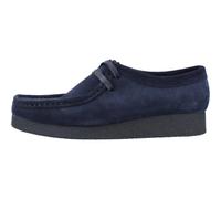 Clarks, Femme, Chaussures, Bleu, Taille: 36 EU Wallabeeevosh Suede