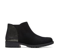 Clarks Femme Clarkwell Demi Bottine Chukka, Black Interest, 40 EU