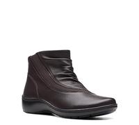 Clarks Femme Cora Derby Botte Tendance, Marron foncé, 35.5 EU
