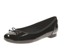 Clarks Femme Couture Bloom Ballerines Plates, Femme, Black Pat, 39.5 EU