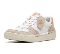 Clarks Femme Craft Cup Court Basket, Sable Combi, 37.5 EU