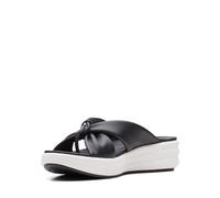 Clarks Femme Drift Ave Tongs, Noir, 37 EU Étroit