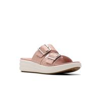 Clarks Femme Drift Buckle Sandale Glissante, pêche, 37.5 EU