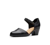 Clarks Femme Emily 2 Ketra Escarpins, Cuir Noir, 39 EU Large