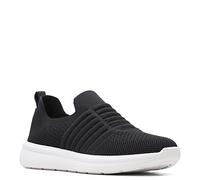 Clarks Femme Ezera Walk Basket, Tricot Noir, 35.5 EU