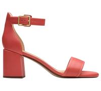 Clarks Femme Ezoria Mae Sandale, Coral Leather, 40 EU